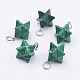 Synthetic Malachite Pendants(G-E398-02F)-2