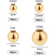 Messing Abstandshalterkugeln(KK-BC0006-11G-NR)-2