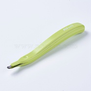 Plastic Staple Remover, with Metal Findings, Green Yellow, 150x15x17mm(TOOL-WH0088-03B)