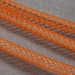 Plastic Net Thread Cord, Dark Orange, 10mm, 30Yards(PNT-Q003-10mm-08)