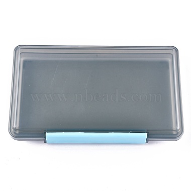 Light Grey Rectangle Plastic Beads Containers