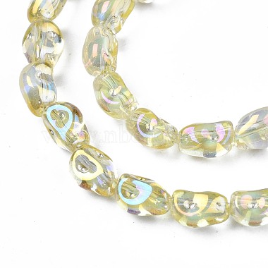 Electroplate Transparent Glass Beads Strands(EGLA-N006-028-A03)-3