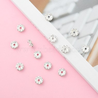 Perles séparateurs en fer avec strass(RB-A008-8MM-S)-7