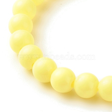 Bracelet extensible de fruits en argile polymère fait à la main avec des perles rondes pour les enfants(BJEW-JB07583)-7