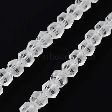 Clear Lantern Glass Beads