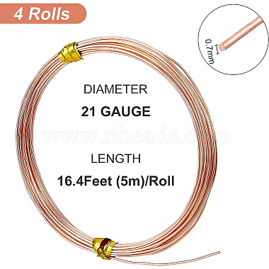 4 Roll Copper Spring Wire(CWIR-BC0001-33)-2
