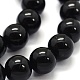 Chapelets de perles en tourmaline noire naturelle(G-G763-01-6mm-A)-3