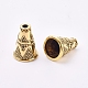 Tibetan Style Alloy Bead Cone(PALLOY-TAC0011-70AG)-1