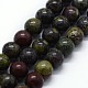 Natural Bloodstone Beads Strands(X-G-I199-21-10mm)-1