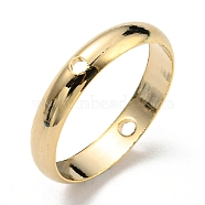Brass Beads Frames, Long-Lasting Plated, Round Ring, Real 24K Gold Plated, 14x2.5mm, Hole: 1mm(KK-O133-014F-G)