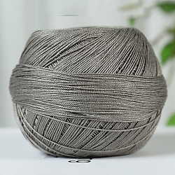 Cotton Fibers Knitting Yarn, for Garments Scarves Sweater Shawl Hats, Gray, 50g/skein, about 317.15 Yards(290m)/Skein(PW-WGB3DD7-04)