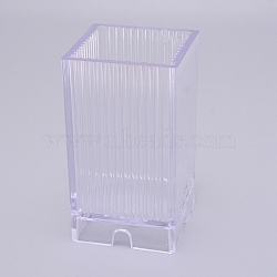 PC Plastic Candle Mold, Rectangle, Clear, 58x58x102mm, Inner Size: 50x50mm(DIY-WH0195-05)