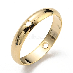 Brass Beads Frames, Long-Lasting Plated, Round Ring, Real 24K Gold Plated, 14x2.5mm, Hole: 1mm(KK-O133-014F-G)