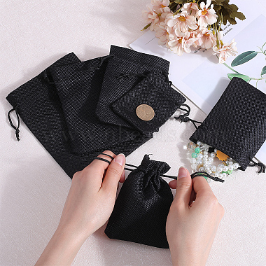 16Pcs 4 Styles Polyester Imitation Burlap Packing Pouches Drawstring Bags(ABAG-BBC0001-01A)-3