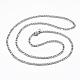 304 Stainless Steel Figaro Chain Necklaces(NJEW-H445-01P)-1