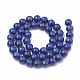 Natural Lapis Lazuli Beads Strands(X-G-S333-6mm-013)-3