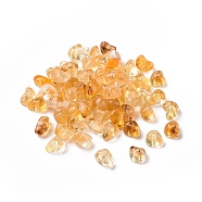 Acrylic Beads, Imitation Gemstone, Chips, Orange, 4.6x7x6mm, Hole: 1.5mm, about 4200pcs/500g(OACR-C013-09D)