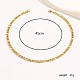Stainless Steel Figaro Chain Necklace for Women(XQ5434)-4