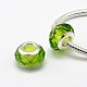 Faceted Glass Large Hole Rondelle European Beads(GPDL-L002-01)-2