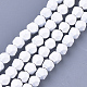 Vaporisez peints non-magnétiques synthétiques perles d'hématite brins(G-T116-16-16)-1