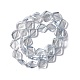 Chapelets de perles en verre galvanoplastique(EGLA-L032-PL03)-2