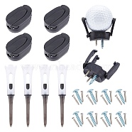 SUPERFINDINGS 10Pcs 2 Styles Golf Ball Tool Sets, Including Plastic Holder Five Claw Pin Tool & Pick Up Retriever Grabber Claw Sucker Tool, Mixed Color, 82x16mm(AJEW-FH0002-07)