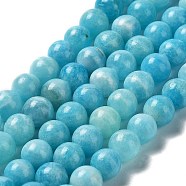 Natural Hemimorphite Beads Strands, Round, 8mm, Hole: 1mm, about 51pcs/strand, 15.75''(40cm)(G-L585-E01-01)