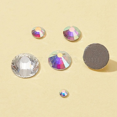 10 estilo cristal con parte trasera plana y diamantes de imitación(RGLA-FS0001-04)-3