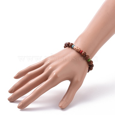 ensembles de bracelets en perles de bois(BJEW-JB09067)-5