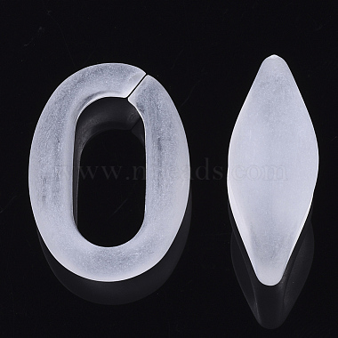 Transparent Frosted Acrylic Linking Rings(FACR-N004-005)-3