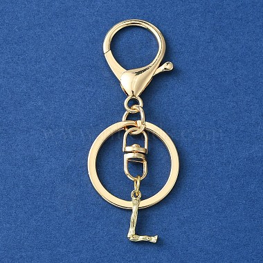 Letter L Alloy Keychain