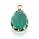 Transparent Glass Pendants(KK-N283-02D-G)-1