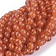 Crackle Glass Round Beads Strands(X-CCG-Q001-8mm-09)-1