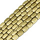 Electroplate Non-magnetic Synthetic Hematite Beads Strands(G-S352-65B-01)-1