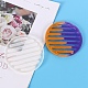 Flat Round Silicone Cup Mat Molds(DIY-I065-06)-1