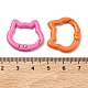 Spray Painted Alloy Spring Gate Rings(FIND-A062-02)-3