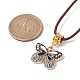 Alloy Enamel Butterfly Pendant Necklaces(NJEW-JN04580-04)-3