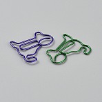 Iron Paper Clips, Bookmark Marking Clips, Dog, 31x26x1mm(FIND-WH20001-86D)