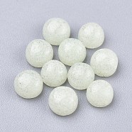 Synthetic Luminous Stone Cabochons, Half Round, 4x2~4mm(X-G-P393-R63-4MM)