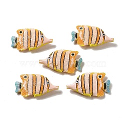 Marine Life Resin Ornaments, for Home Office Desktop Decoration, Fish, 21x36.5x6.5mm(RESI-A033-02B)