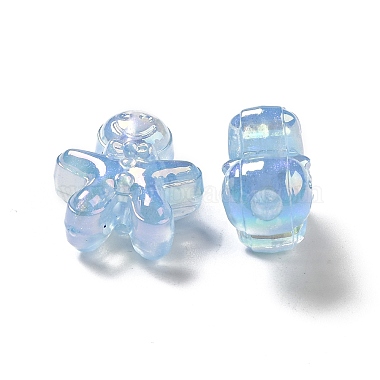 placage uv perles acryliques irisées arc-en-ciel(X-PACR-M002-11)-3