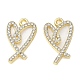 Legierung Rhinestoneanh&auml;nger(FIND-D044-20G-02)-1