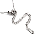 201 Stainless Steel Cable Chain Necklaces(NJEW-L124-021P)-3