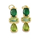 Brass Micro Pave Cubic Zirconia Pendants(KK-H259-12B-G02)-1