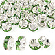 30Stk. 2 Farben Messing-Strass-Abstandsperlen(RB-TA0001-29E)-1