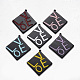 Spray Painted Cellulose Acetate(Resin) Pendants(KY-R018-02)-1