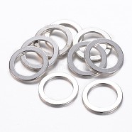 Tibetan Style Linking Rings, Circle Frames, Lead Free and Cadmium Free Donut, about 28.5mm long, 28.5mm wide, 2mm thick, hole: 20.5mm.(X-K0NRM021)