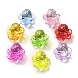 Transparent Acrylic Beads, Bee, Mixed Color, 25.5x25x12.5mm, Hole: 2.8mm, about: 177pcs/500g(OACR-Z016-17)