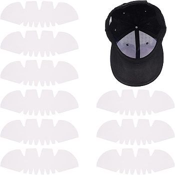 Plastic Hat Inner Support Rack, Preveting Baseball Cap from Deformation, Clear, 95x265x0.2mm