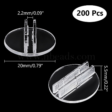 прозрачный пластиковый держатель для карточек(ODIS-NB0001-37A)-2